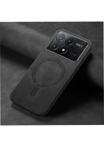 Xiaomi Poco X6 Pro 5g Için Flip Case Ince Hafif Kablosuz Şarj Araba (Yurt Dışından)