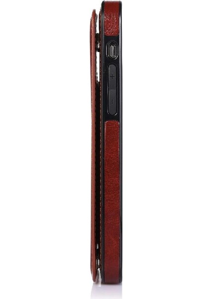 Kart Tutucu Kickstand Kart Yuvaları Pu ile IPhone 13 Mini Için Cüzdan Kılıf (Yurt Dışından) fiyatları