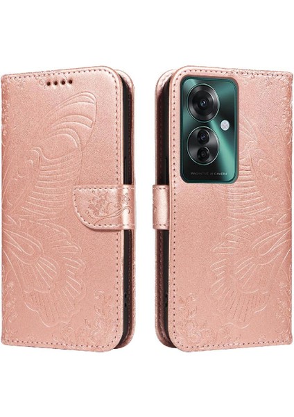 Kredi Kartı Yuvası ile Oppo Credit 11F 5g Yüksek Kaliteli Deri Için Flip Case (Yurt Dışından)