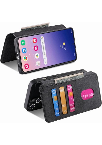 Samsung Galaxy S24 Artı Retro Kart Standı Cüzdan Mıknatıs Için Flip Case (Yurt Dışından) fiyatları