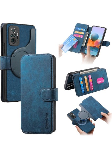 Xiaomi Redmi Not 10 Için Flip Case Pro 4g Kart Standı Mıknatıs Koruyucu (Yurt Dışından)