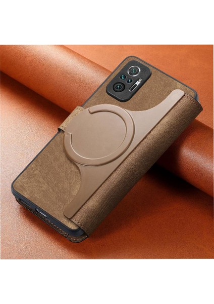 Xiaomi Redmi Not 10 Için Flip Case Pro 4g Kart Standı Mıknatıs Koruyucu (Yurt Dışından)