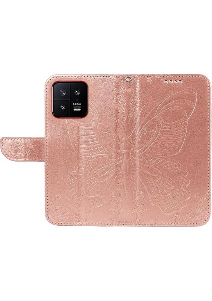 Xiaomi 13 Için Flip Case Yüksek Kalite Deri Ayrılabilir El Kayışı ile (Yurt Dışından) modelleri