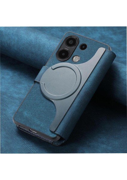 Xiaomi Redmi Not 13 Için Flip Case 4g Cüzdan Mıknatıs Koruyucu Malzeme (Yurt Dışından)