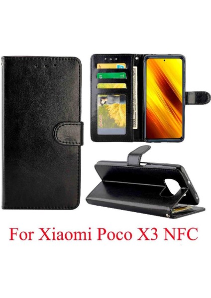 Xiaomi Poco X3 Nfc Pu Deri Darbeye Kart Tutucu Için Flip Case (Yurt Dışından)