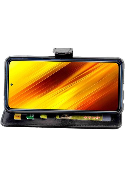 Xiaomi Poco X3 Nfc Pu Deri Darbeye Kart Tutucu Için Flip Case (Yurt Dışından)