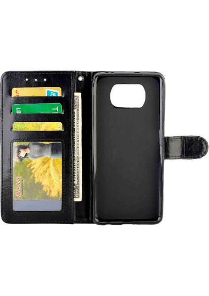 Xiaomi Poco X3 Nfc Pu Deri Darbeye Kart Tutucu Için Flip Case (Yurt Dışından)
