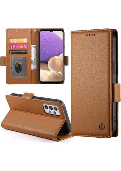 Samsung Galaxy A32 5g Flip Cüzdan Günlük Kullanım Kart Yuvaları Için Flip Case (Yurt Dışından)
