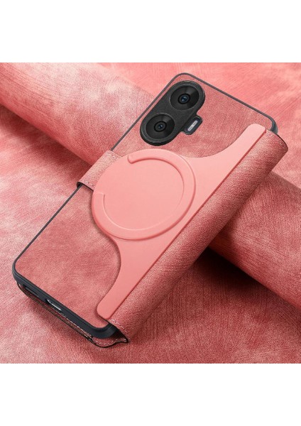 Realme C55 Mıknatıs Koruyucu Malzeme Için Flip Case Cüzdan Kart Standı Retro (Yurt Dışından) fırsatları