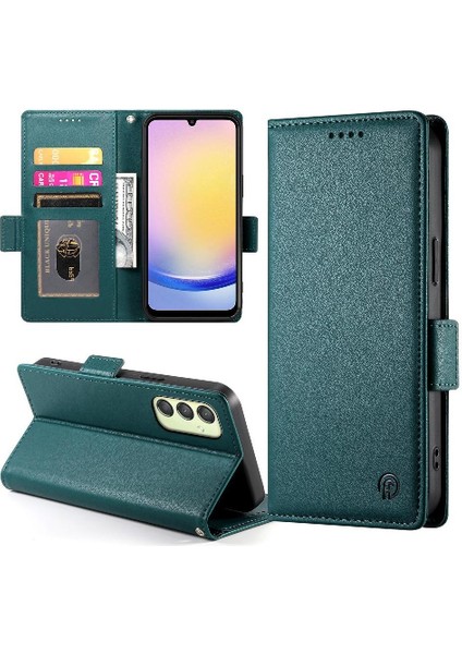Samsung Galaxy A25 Flip Iş Günlük Kullanım Için Flip Case Kart Yuvaları Cüzdan (Yurt Dışından) modelleri