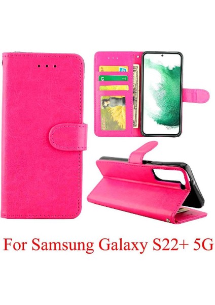 Samsung Galaxy S22 Artı 5g Kart Tutucu Darbeye Dayanıklı Manyetik Için Flip Case (Yurt Dışından)