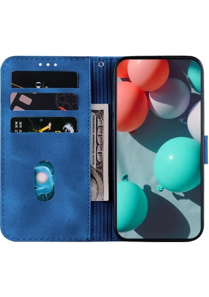 Telefon Kılıfı Için Xiaomi Poco F6 Pro Cüzdan Kart Yuvası Fonksiyonu Pu Deri (Yurt Dışından)
