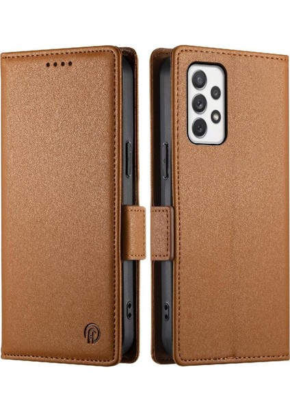 Samsung Galaxy A72 5g Flip Iş Günlük Kullanım Cüzdan Kartı Için Flip Case (Yurt Dışından)