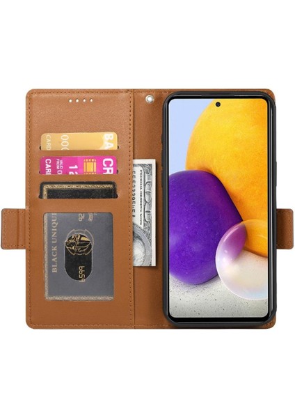 Samsung Galaxy A72 5g Flip Iş Günlük Kullanım Cüzdan Kartı Için Flip Case (Yurt Dışından) fırsatları