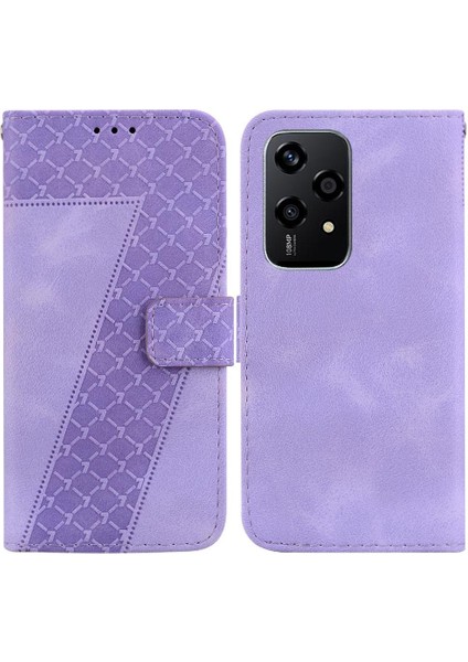 Onur 200 Lite Için Telefon Kılıfı Pu Deri Cüzdan Kart Yuvası Fonksiyonu Flip (Yurt Dışından)
