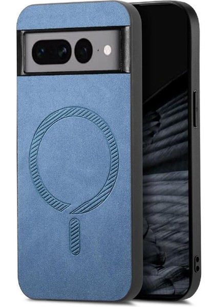 Google Piksel 7 Pro Kablosuz Şarj Ince Magsafe Araba Için Flip Case (Yurt Dışından)
