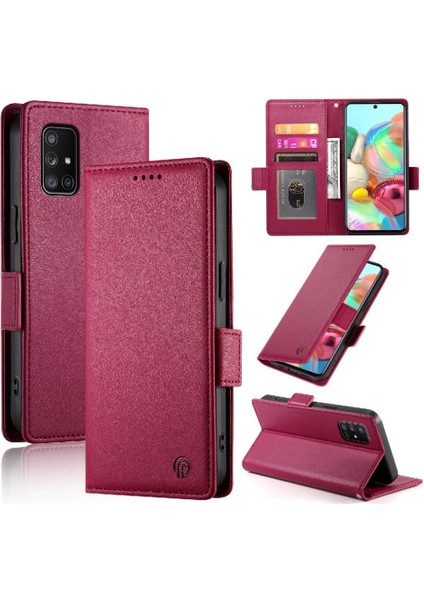 Samsung Galaxy A71 4g Günlük Kullanım Için Flip Case Cüzdan Iş Çevirme Kartı (Yurt Dışından)
