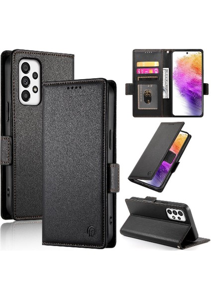 Samsung Galaxy A73 5g Kart Yuvaları Için Flip Case Günlük Kullanım Cüzdan Iş (Yurt Dışından)