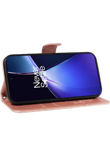 Oneplus Nord Ce4 5g Için Flip Case Kredi Kartı ile Ayrılabilir El Kayışı (Yurt Dışından)