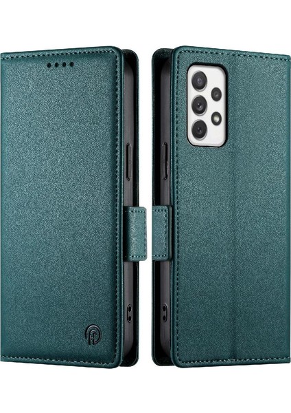 Samsung Galaxy A72 5g Flip Iş Günlük Kullanım Cüzdan Kartı Için Flip Case (Yurt Dışından)