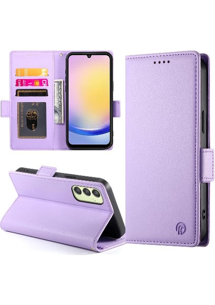 Samsung Galaxy A25 Flip Iş Günlük Kullanım Için Flip Case Kart Yuvaları Cüzdan (Yurt Dışından) fırsatları
