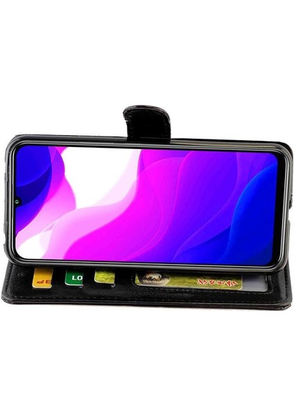 Xiaomi Mi 10 Lite Için Flip Case 5g Darbeye Kart Tutucu Kickstand Pu (Yurt Dışından)