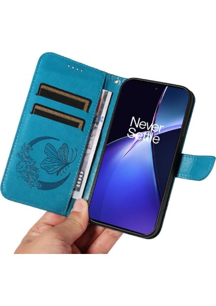 Oneplus Nord Ce4 5g Için Flip Case Kredi Kartı ile Ayrılabilir El Kayışı (Yurt Dışından)