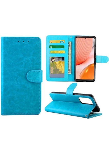 Samsung Galaxy A72 5g Kickstand Kart Tutucu Pu Deri Için Flip Case (Yurt Dışından) fırsatları