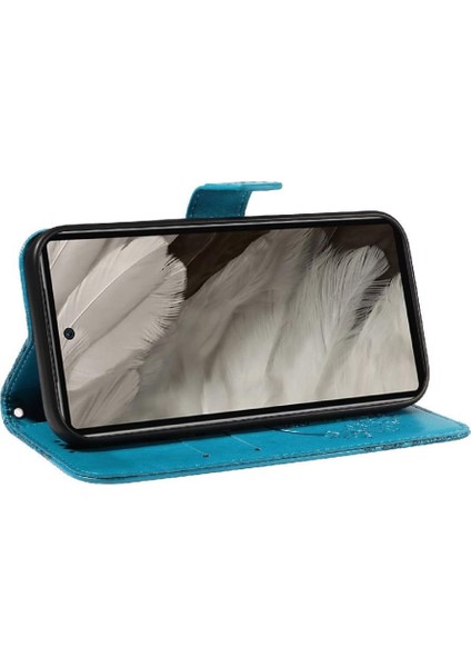Kredi Kartı Yuvası ile Google Pixel 7A Ayrılabilir El Kayışı Için Flip Case (Yurt Dışından)