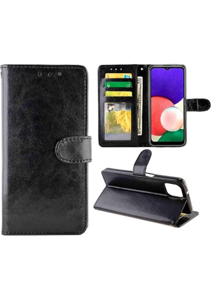 Samsung Galaxy A22 5g Için Flip Case Kickstand Kart Tutucu Darbeye Pu (Yurt Dışından) fiyatları
