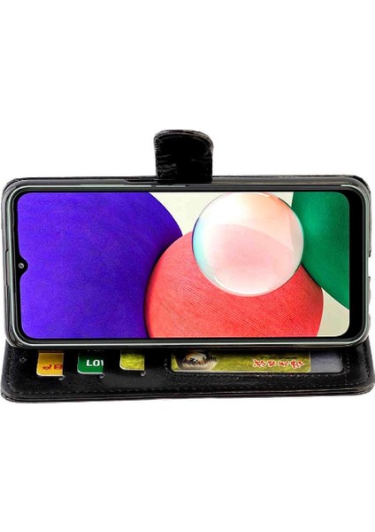 Samsung Galaxy A22 5g Için Flip Case Kickstand Kart Tutucu Darbeye Pu (Yurt Dışından) fırsatları
