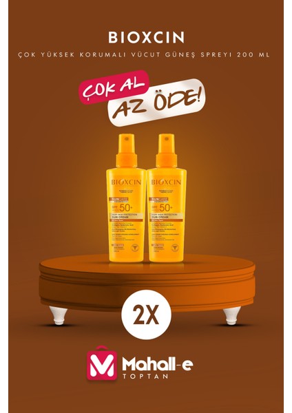 Sun Care Spf 50 Çok Yüksek Korumalı Vücut Güneş Spreyi 200 ml - Kolajen Çok Yüksek Koruma 2'li