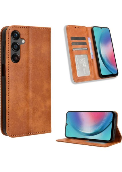 Samsung Galaxy C55 5g Cüzdan Manyetik Kapatma Pu Deri Kılıf (Yurt Dışından)