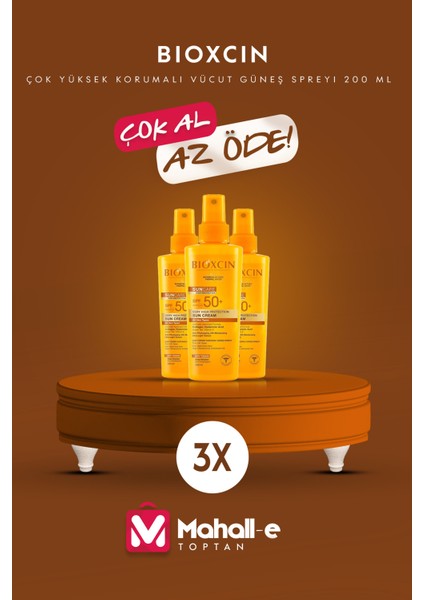 Sun Care Spf 50 Çok Yüksek Korumalı Vücut Güneş Spreyi 200 ml - Kolajen Çok Yüksek Koruma 3'lü