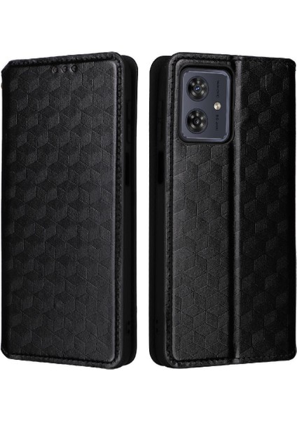 Motorola Moto G54 5g Pu Deri Kart Yuvaları Tutucu Manyetik 3D (Yurt Dışından)
