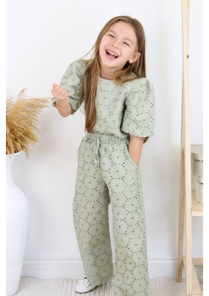 Haki Balon Kol Bluz&pantalon Takım fırsatları