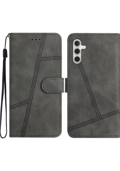 Samsung Galaxy A25 Için Flip Case 5g Tam Koruma Flip Folio Bilek Kayışı (Yurt Dışından)