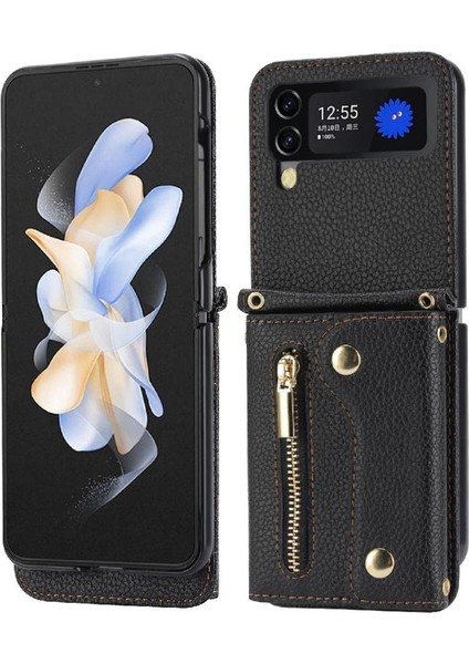 Samsung Galaxy Z Flip 4 Uzun Kayış Hafif Kart Yuvaları Mini (Yurt Dışından)