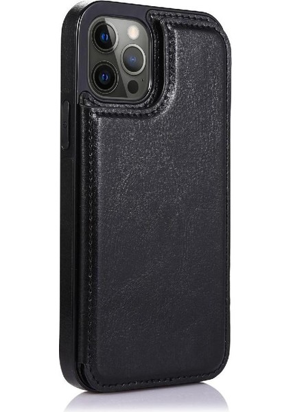 Cüzdan Kılıf IPhone 13 Pro Kart Yuvaları Pu Deri Kart Tutucu Toka ile (Yurt Dışından) indirimleri