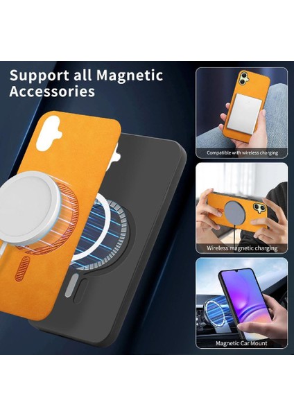 Samsung Galaxy A05 Ince Hafif Magsafe Araba Mounts Için Flip Case (Yurt Dışından) indirimleri