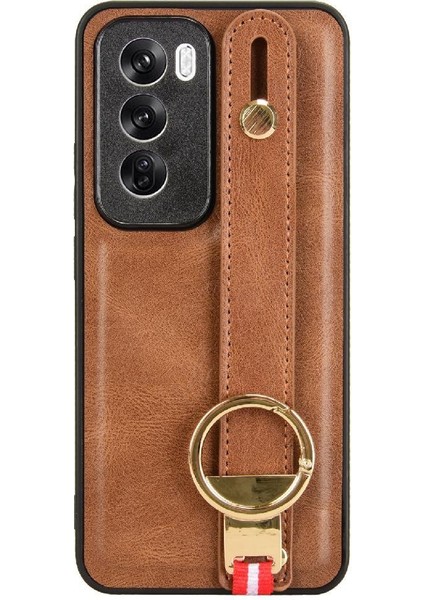 Oppo Oppo 12 5g Bilek Kayışı Premium Pu Deri Uyumluluğu Için Kılıf (Yurt Dışından)