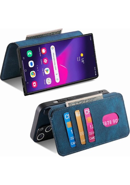 Samsung Galaxy S24 Ultra Cüzdan Mıknatıs Koruyucu Malzeme Için Flip Case (Yurt Dışından) fiyatları
