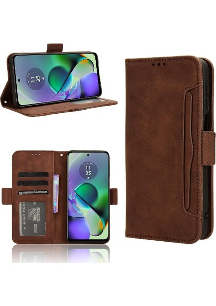 Motorola Moto G54 5g Deri Cüzdan Kapak Manyetik Kapatma Kartı (Yurt Dışından) modelleri
