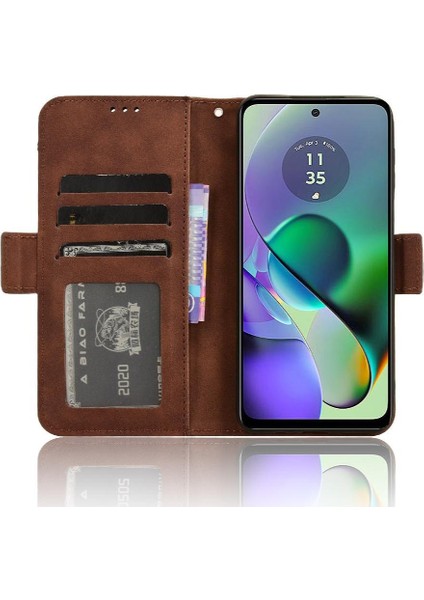 Motorola Moto G54 5g Deri Cüzdan Kapak Manyetik Kapatma Kartı (Yurt Dışından) indirimleri