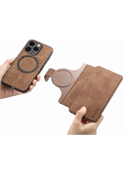 IPhone 15 Için Flip Case Pro Retro Kart Standı Cüzdan Mıknatıs Koruyucu (Yurt Dışından) fiyatları