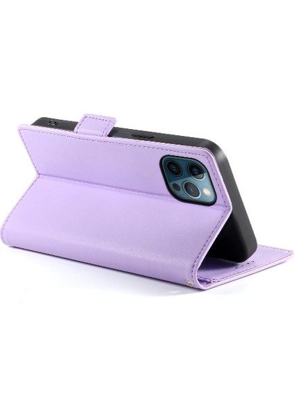 IPhone 12 Için Flip Case Pro Max Günlük Kullanım Flip Cüzdan Kartvizit Yuvaları (Yurt Dışından)