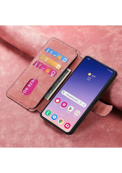 Samsung Galaxy S24 Artı Retro Kart Standı Cüzdan Mıknatıs Için Flip Case (Yurt Dışından) modelleri