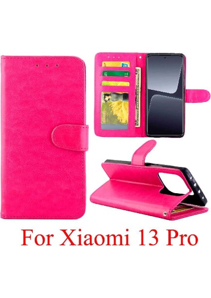 Xiaomi 13 Pro Darbeye Pu Deri Kickstand Kart Tutucu Için Flip Case (Yurt Dışından) fırsatları