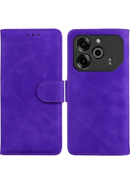 SZY Market Tecno Pova 6 Pro 5g Premium Pu Deri Standı Tutucu Kartı Için Flip Case (Yurt Dışından)