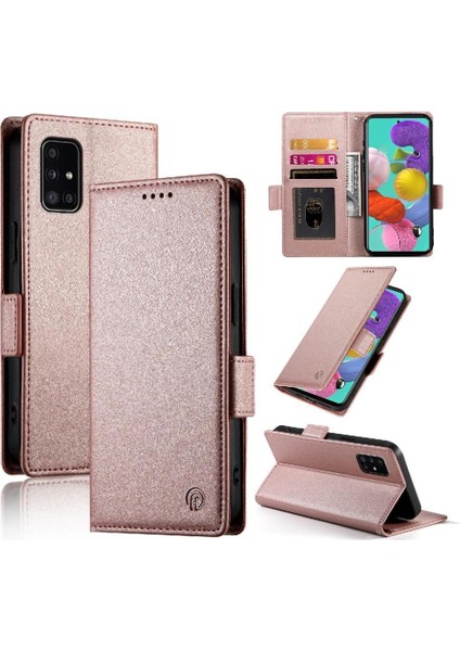 Samsung Galaxy A51 4g Kart Yuvaları Için Flip Case Iş Flip Cüzdan Günlük (Yurt Dışından)